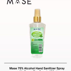 Mase 75% Hand Sanitizer Spray with Green Tea Scent Special Edition (100ml)